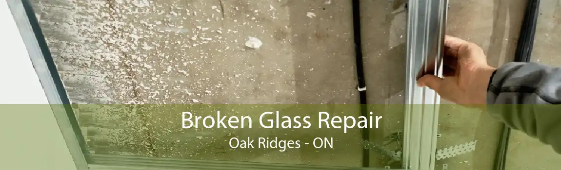 Broken Glass Repair Oak Ridges - ON
