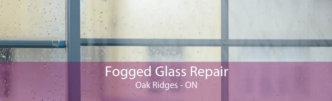 Fogged Glass Repair Oak Ridges - ON